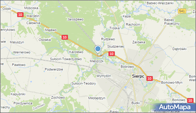 mapa Dwa Młyny, Dwa Młyny na mapie Targeo